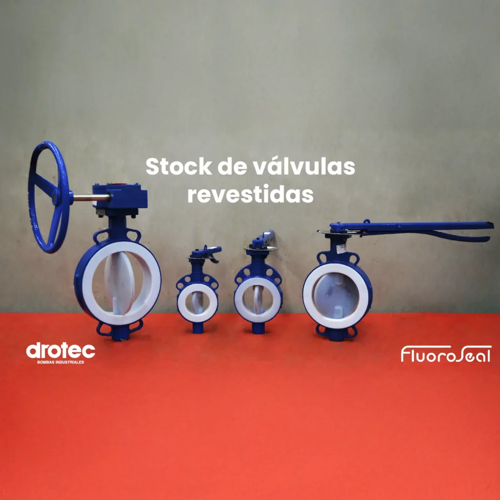 Stock de válvulas revestidas Fluoroseal