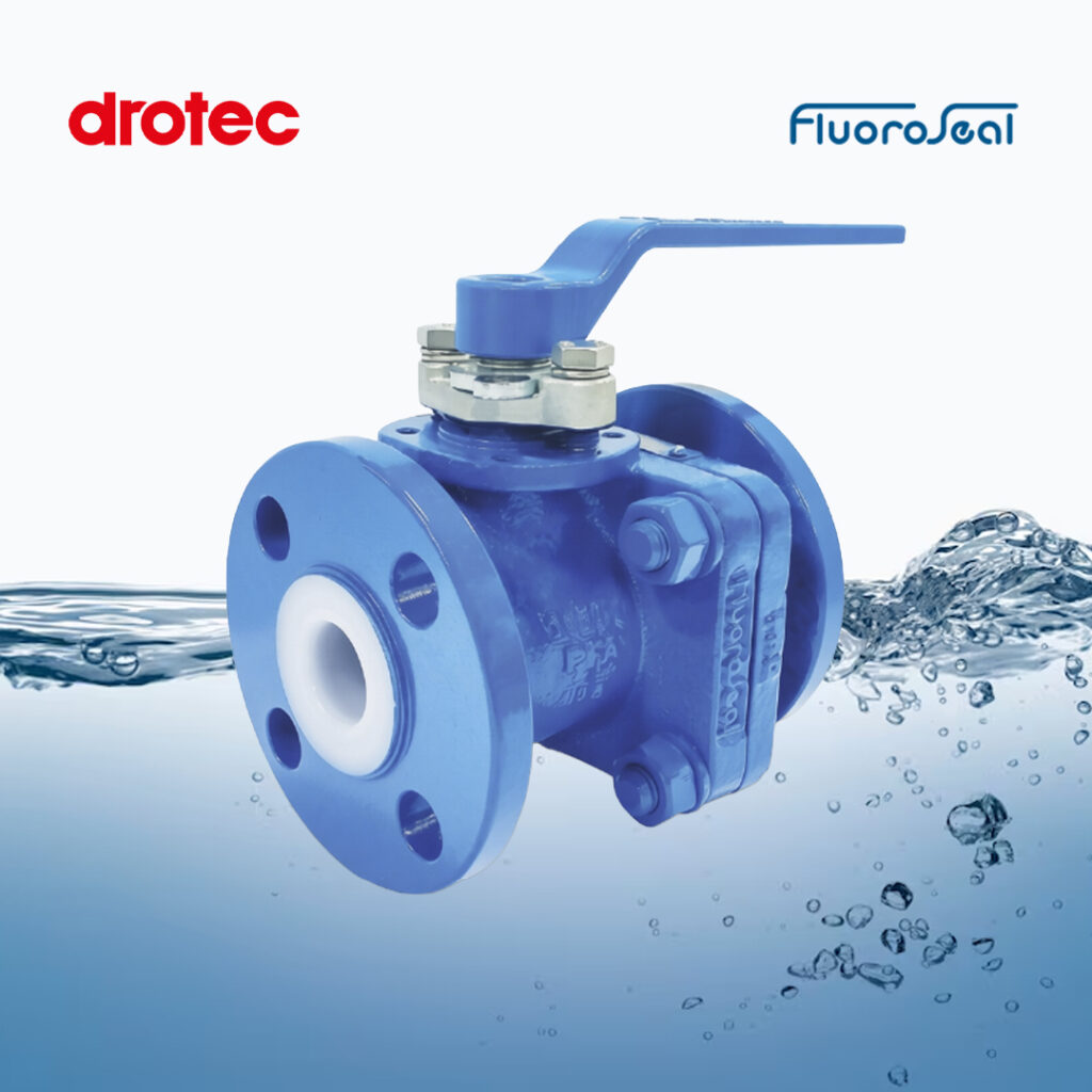 VALVULAS DE BOLA REVESTIDA - FLUOROSEAL®️
