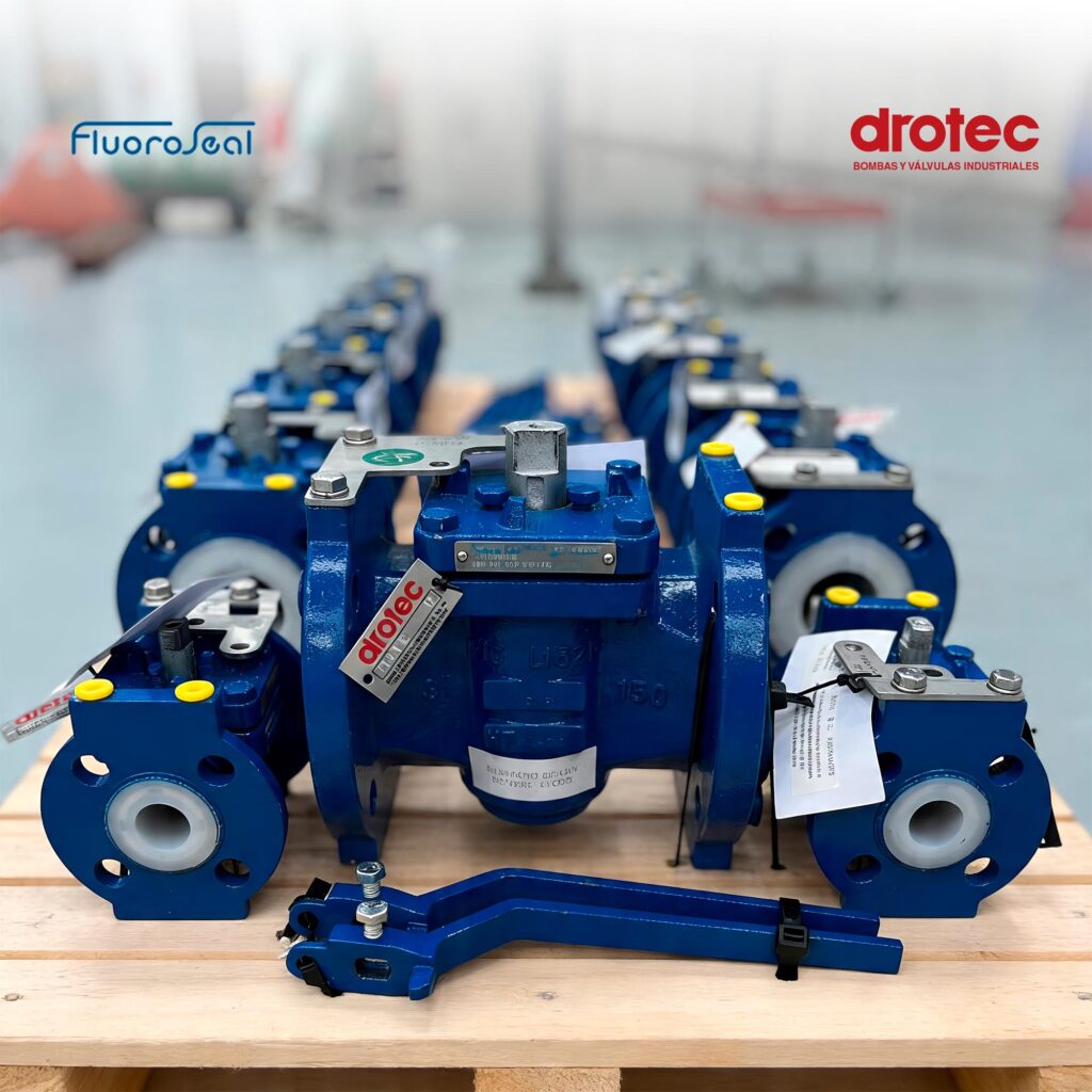 Fluoroseal brand Coated Plug Valves
